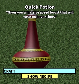 Quick Potion Roblox Craftwars Wikia Fandom Powered By Wikia -