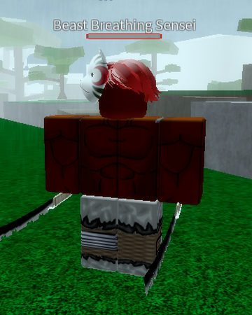 Breathing Trainer Roblox Demon Slayer Wiki Fandom