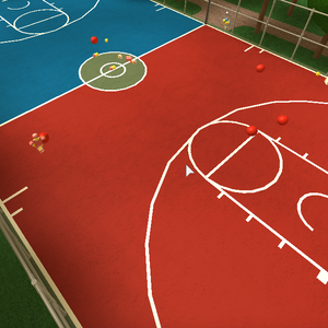 Basketball Court Roblox Dodgeball Wikia Fandom