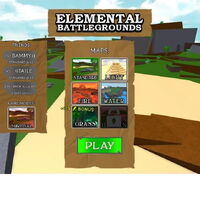 Menu Roblox Elemental Battlegrounds Wiki Fandom