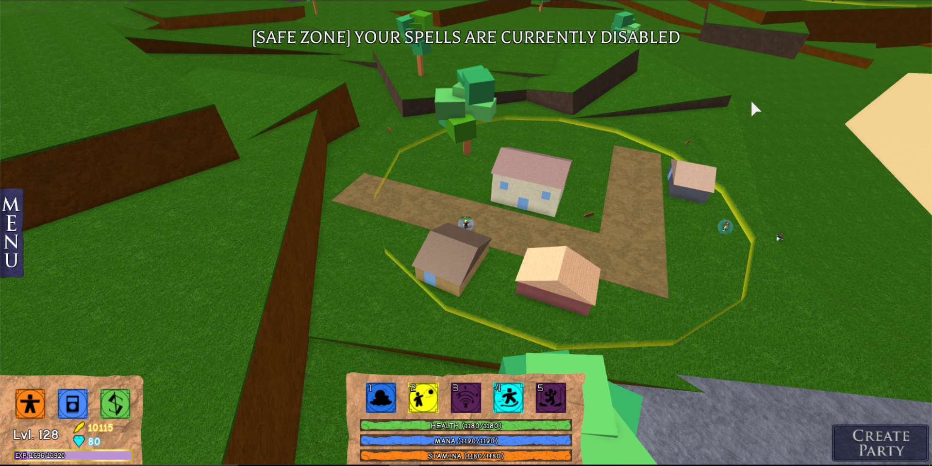 I can t see the bottom roblox game