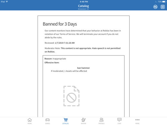 Roblox Wiki Ban Hammer