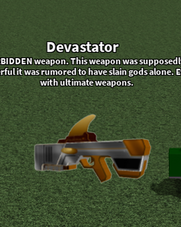 Devastator Roblox Exotic Craftwars Wiki Fandom - destiny minigun roblox craftwars wikia fandom