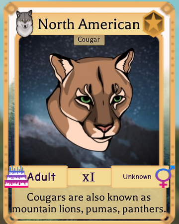 North American Cougar Roblox Farm World Wiki Fandom - roblox farm world bear rarity