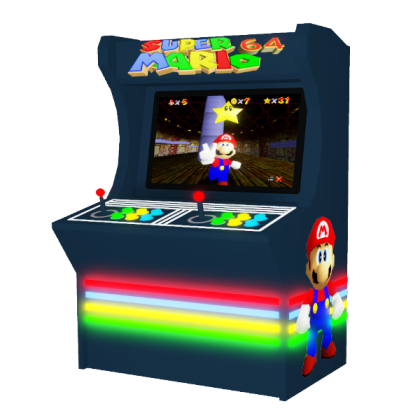 Mario 64 Arcade Roblox Game Store Tycoon Wiki Fandom - arcade model roblox