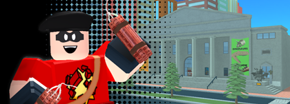 Mission 3 Museum Mayhem Roblox Heroes Of Robloxia Wiki Fandom - power cell bandolier roblox wikia fandom