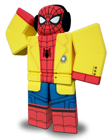 University Spiderman Roblox Heroes Of Robloxia Wiki Fandom - spiderman homemade suit roblox roblox character png free
