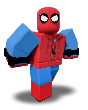 Homemade Spiderman Roblox Heroes Of Robloxia Wiki Fandom - how to look like spider man in roblox that looks like deadpool