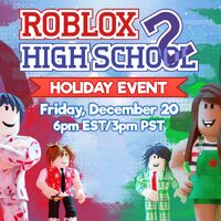 Holiday Event Roblox High School 2 Wiki Fandom
