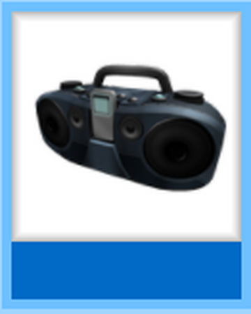 Golden Boombox Gear Roblox Id