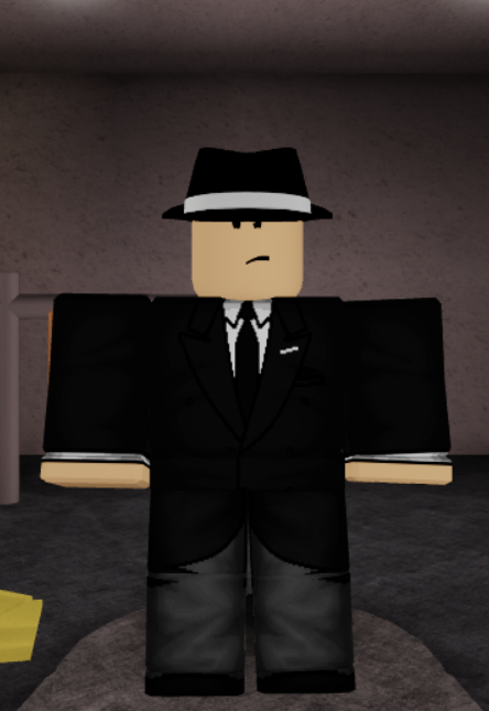Mr Black Roblox In Plain Sight 2 Wiki Fandom - picture of roblox person with a black tux on