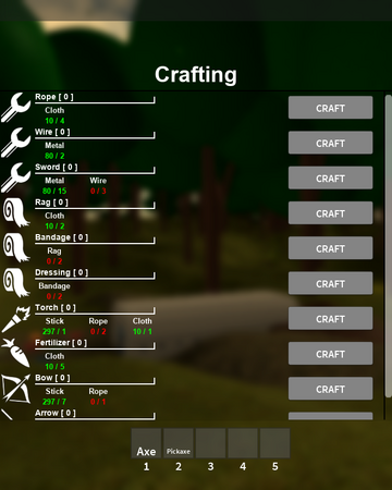Crafting Roblox Island Ii Wiki Fandom