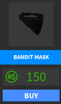 Bandit Mask Roblox Medieval Warfare Reforged Wiki Fandom - how to buy 40 robux