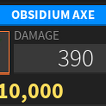 Obsidium Axe Roblox Medieval Warfare Reforged Wiki Fandom