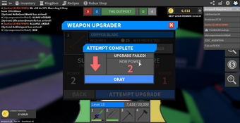 Weapon Upgrader Roblox Medieval Warfare Reforged Wiki Fandom - medieval warfare roblox how to trade weapons