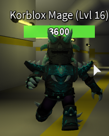 Korblox Mage Roblox Monster Battle Wiki Fandom