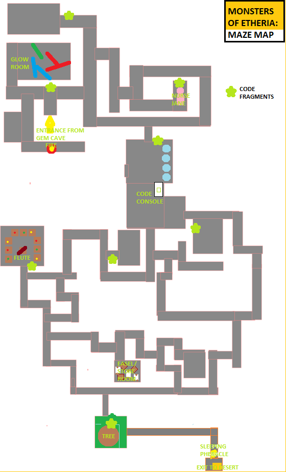 Monsters Of Etheria Underground Lab Map