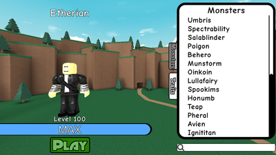 Roblox Monsters Of Etheria How To Get Spectrability