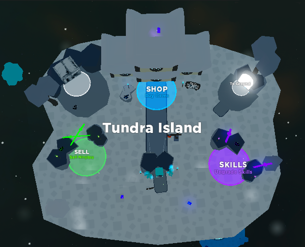 Ninja Legends Training Areas