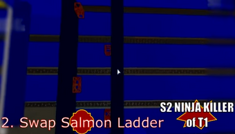 Salmon Ladder Roblox Ninja Wiki Fandom - ninja coolio warrior 15 roblox