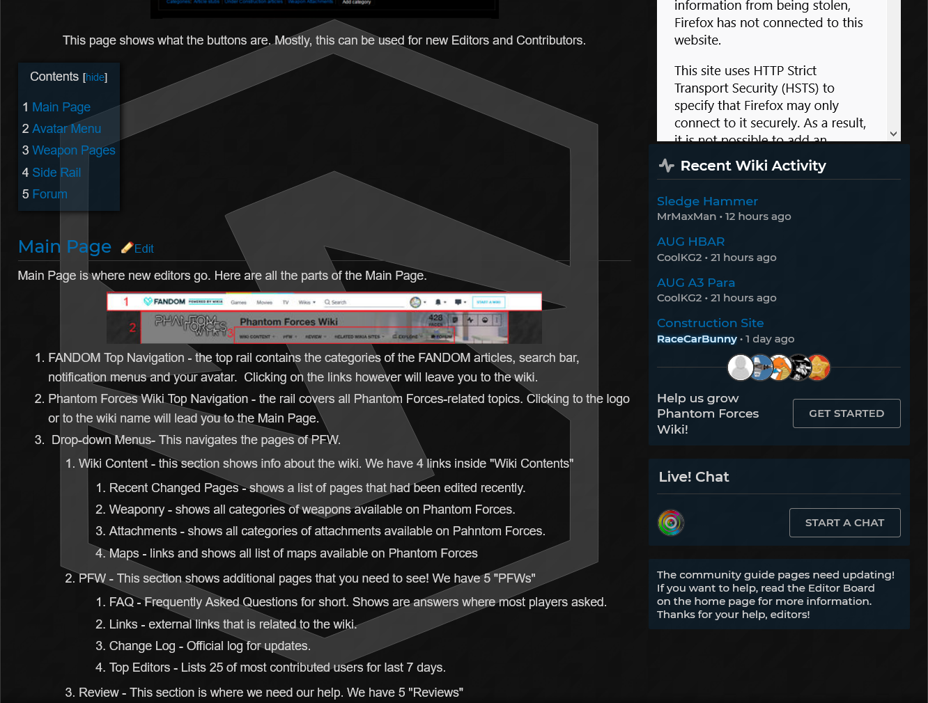 User Blog Duodeca S Mediawiki Change Log Phantom Forces Wiki - mod menu for roblox phantom forces october 18