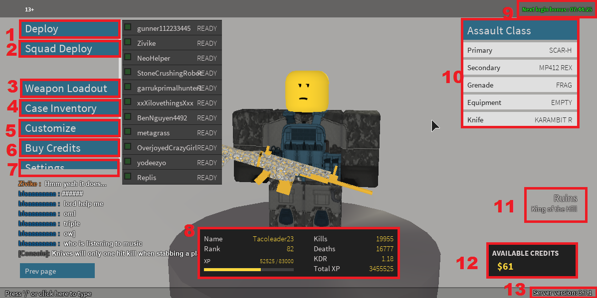 Tutorialgame Phantom Forces Wiki Fandom Powered By Wikia - roblox how to make teams spawns game