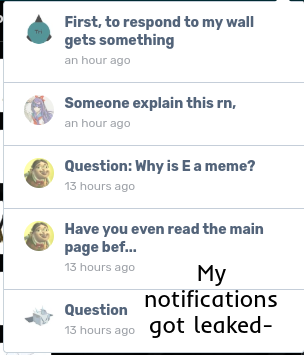 User Blog Sisaytheman My Notifications Got Leaked Its A Joke