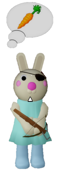 Bunny Friendly Npc Roblox Piggy Wikia Wiki Fandom - coloring book quote piggy roblox coloring pages