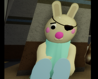 Bunny Character Roblox Piggy Wikia Wiki Fandom - black bunny eye patch roblox