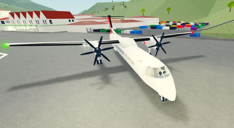 Bombardier Q400 Roblox Pilot Training Flight Plane Simulator Wiki Fandom - flybe small plane roblox