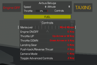 Flightline Roblox Controls