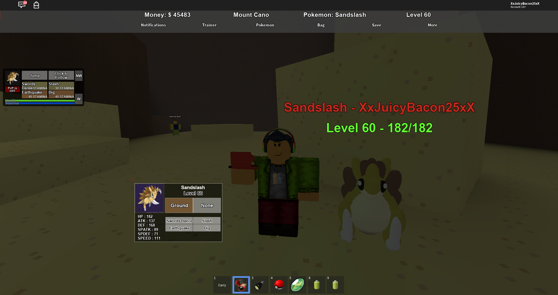 Sandslash Screenshot Wiki Roblox Pokemon Adventures - 