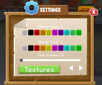 Forcefield Customization Power Simulator Wiki Fandom - roblox color texture