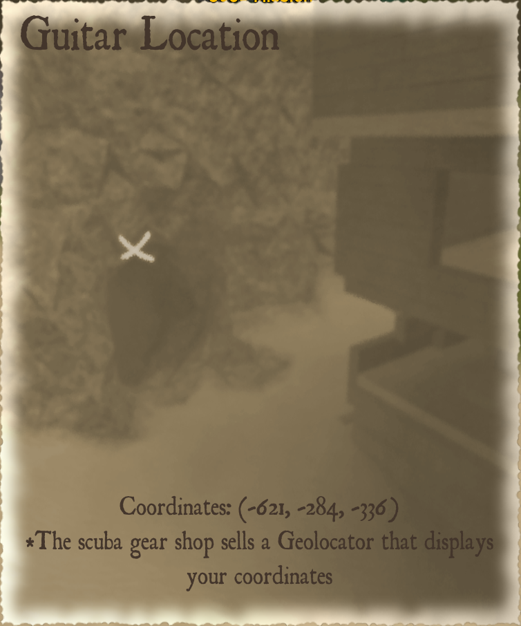 Guitar Treasure Map Roblox Quill Lake Wiki Fandom - 