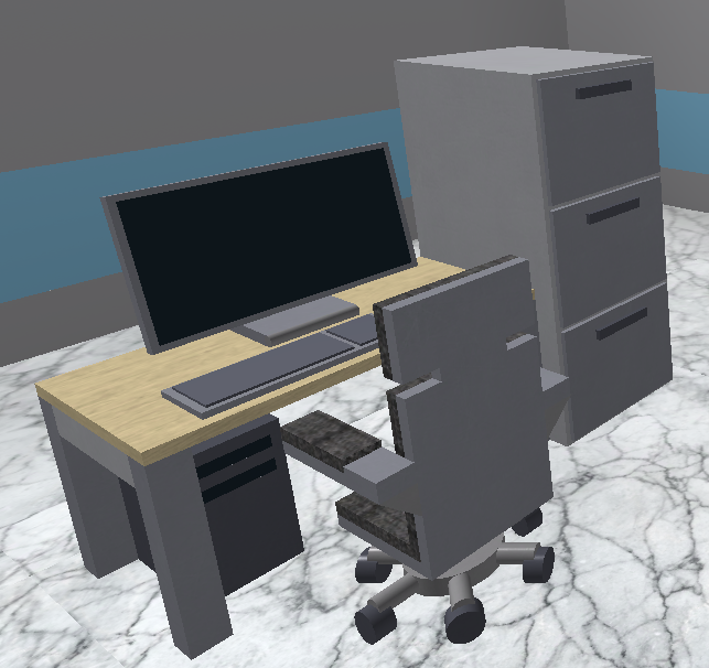 Office Desk Roblox Retail Tycoon Wikia Fandom - desk thingy for adjutant roblox