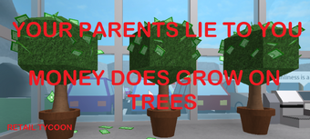 Money Tree Roblox Retail Tycoon Wikia Fandom - money trees roblox code