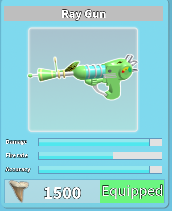 Ray Gun Roblox Shark Bite Wiki Fandom Powered By Wikia - roblox ray gun