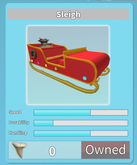 Sleigh Roblox Shark Bite Wiki Fandom Powered By Wikia - 