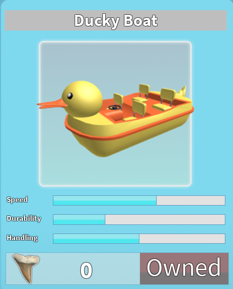 roblox sharkbite duck boat