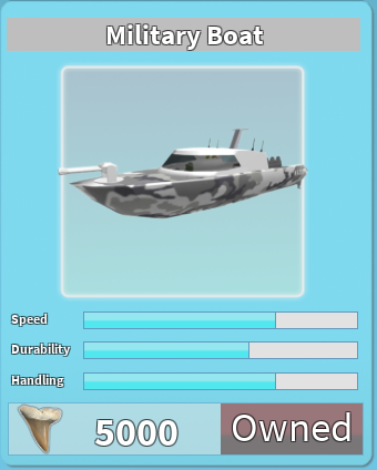 Military Boat Roblox Shark Bite Wiki FANDOM powered by 