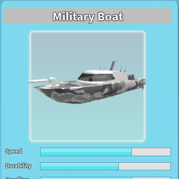 Military Boat Roblox Shark Bite Wiki Fandom - 24k gold headphones roblox wiki