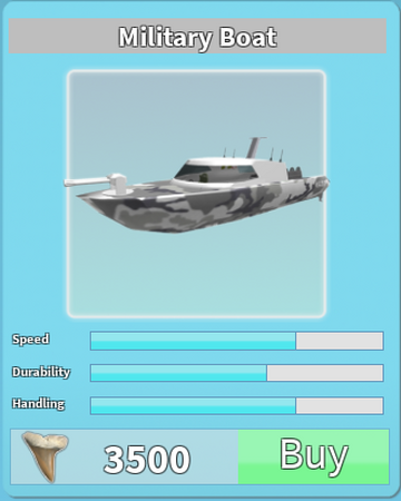 Military Boat Roblox Shark Bite Wiki Fandom