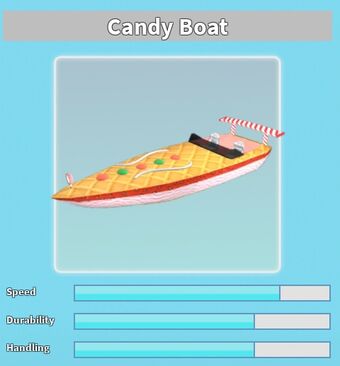 Candy Boat Roblox Shark Bite Wiki Fandom - roblox sharkbite destroyer boat