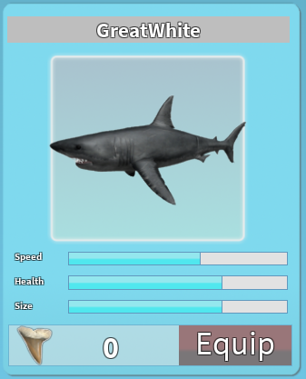 Great White Roblox Shark Bite Wiki Fandom - i destroyed the titanic as a huge shark in roblox shark bite 5 2