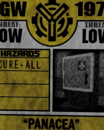 Panacea Site 76 Wiki Fandom