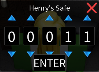 Henry S Safe Codes Roblox Street Simulator Wiki Fandom - code games roblox wiki