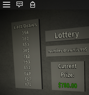 Lottery Winner Roblox