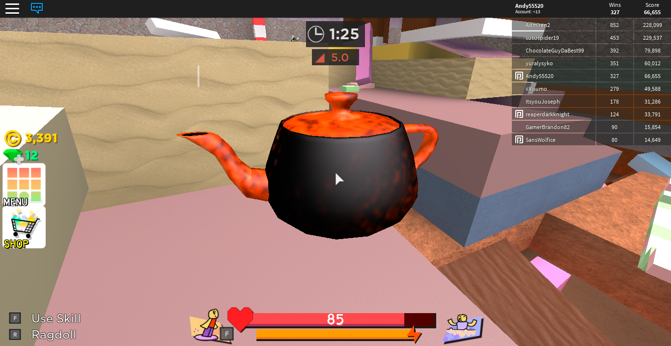 Teapot Roblox Super Bomb Survival Wiki Fandom - bombhead roblox