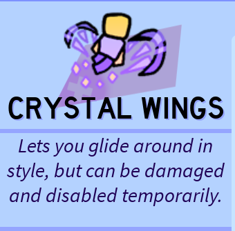 Crystal Wings Roblox Super Bomb Survival Wiki Fandom - 