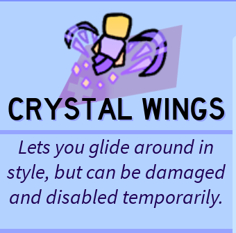 Crystal Wings Roblox Super Bomb Survival Wiki Fandom - roblox super bomb survival badges how to get infinite